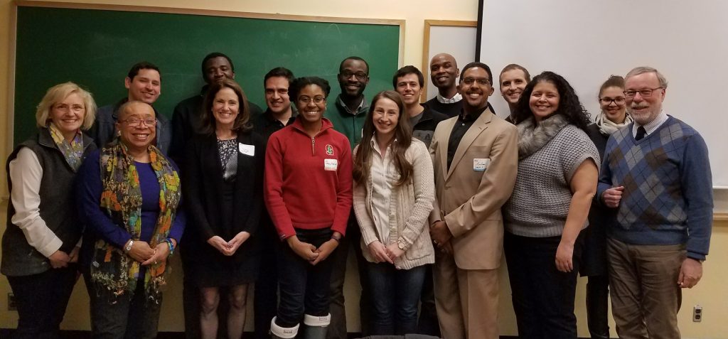 UCEM scholars pose with Chancellor Cindy Barnhart.